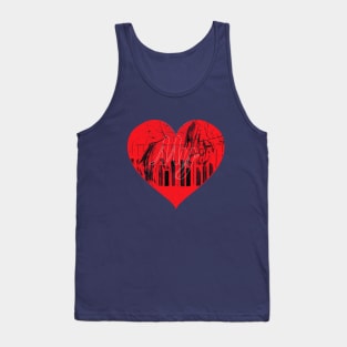 Musician Pianist love piano: Piano is my heart Tank Top
